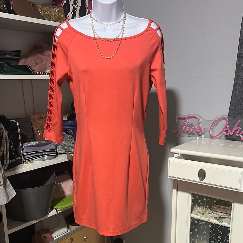 No.061 Forever 21 Orange Mini Dress